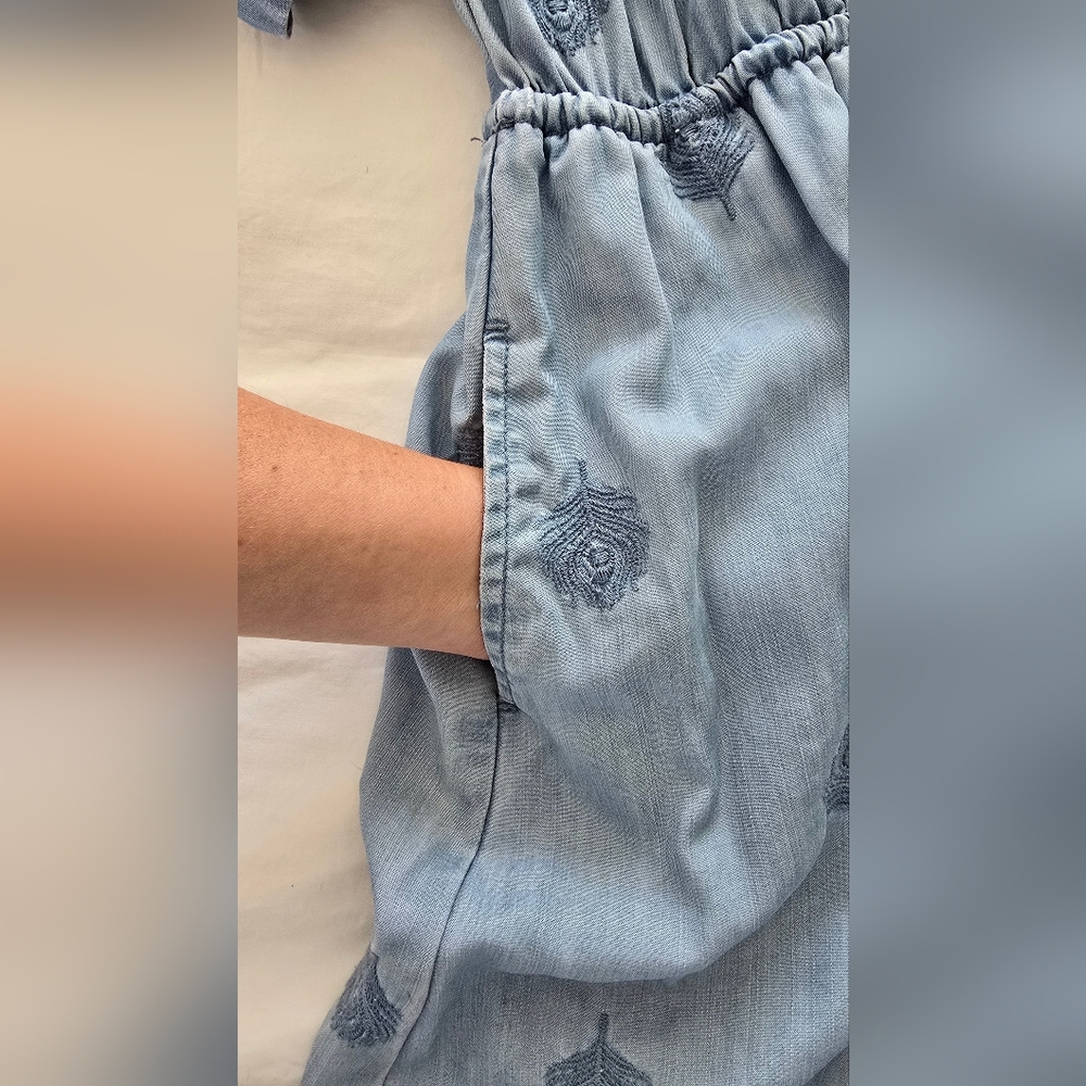 HOLDING HORSES Light Blue Mini Dress - Picture 15 of 15